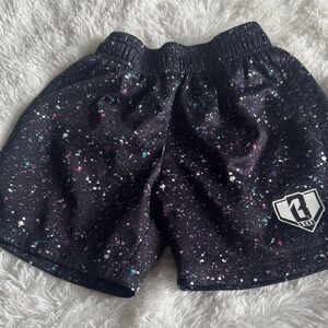 BASEBALL LIFESTYLE 101 SPLATTER GALAXY BOYS SHORTS IN SZ YOUTH SM…LIKE NEW!